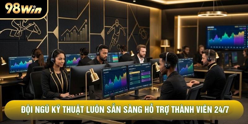 Đội ngũ kỹ thuật luôn sẵn sàng hỗ trợ thành viên 24/7 Đội ngũ kỹ thuật luôn sẵn sàng hỗ trợ thành viên 24/7